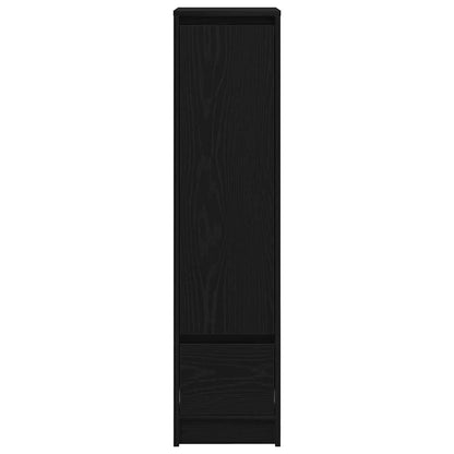 vidaXL Highboard Black Oak 29.5x34x119.5 cm Engineered Wood 6