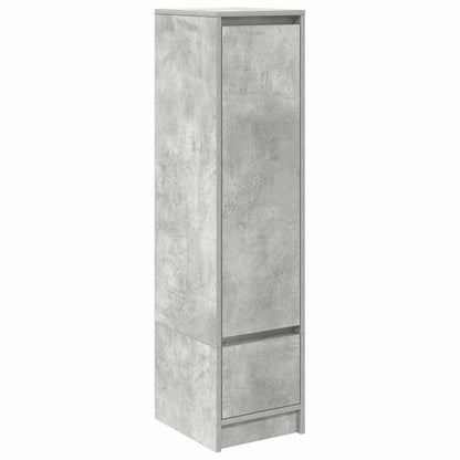 vidaXL Highboard Concrete Grey 29.5x34x119.5 cm Engineered Wood 2