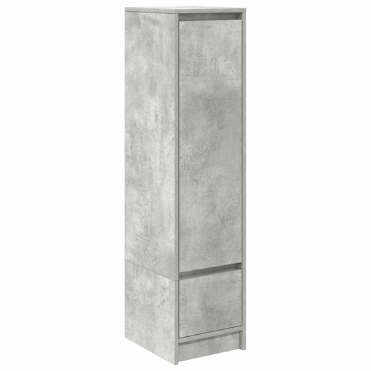 vidaXL Highboard Concrete Grey 29.5x34x119.5 cm Engineered Wood 2