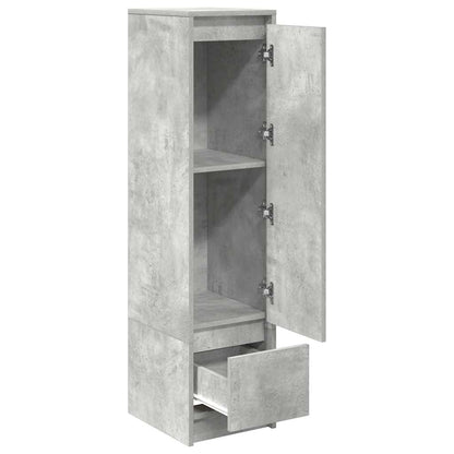 vidaXL Highboard Concrete Grey 29.5x34x119.5 cm Engineered Wood 5