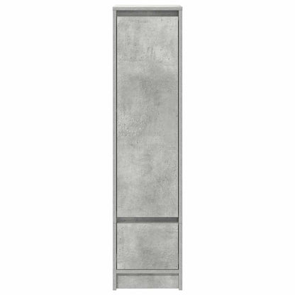vidaXL Highboard Concrete Grey 29.5x34x119.5 cm Engineered Wood 6
