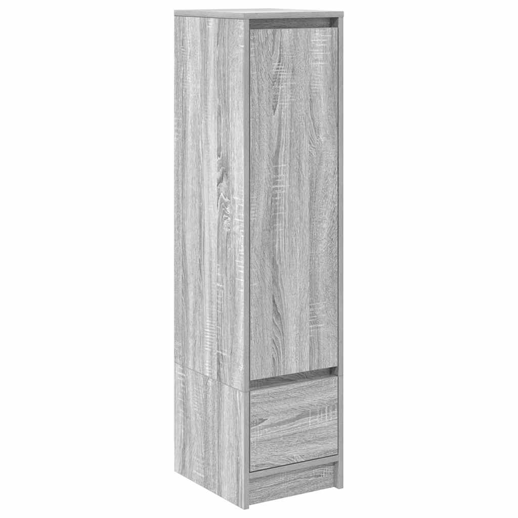 vidaXL Highboard Grey Sonoma 29.5x34x119.5 cm Engineered Wood 2