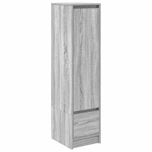 vidaXL Highboard Grey Sonoma 29.5x34x119.5 cm Engineered Wood 2