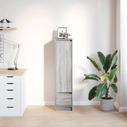 vidaXL Highboard Grey Sonoma 29.5x34x119.5 cm Engineered Wood 3