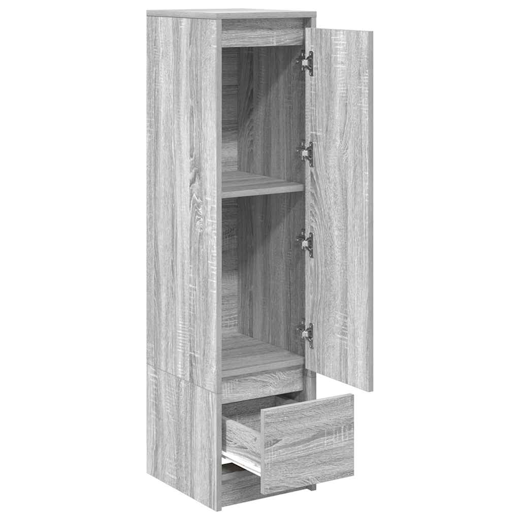 vidaXL Highboard Grey Sonoma 29.5x34x119.5 cm Engineered Wood 5