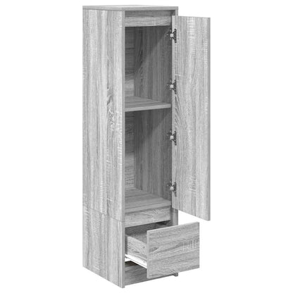 vidaXL Highboard Grey Sonoma 29.5x34x119.5 cm Engineered Wood 5