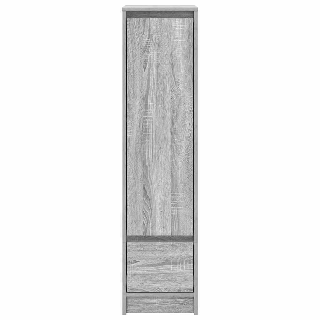 vidaXL Highboard Grey Sonoma 29.5x34x119.5 cm Engineered Wood 6