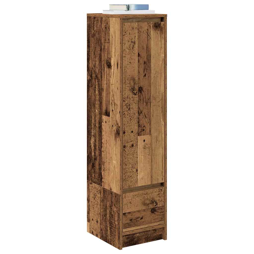 vidaXL Highboard Old Wood 29.5x34x119.5 cm Engineered Wood 4