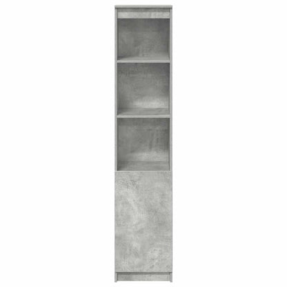 vidaXL Highboard Concrete Grey 37.5x35x180 cm Engineered Wood 5