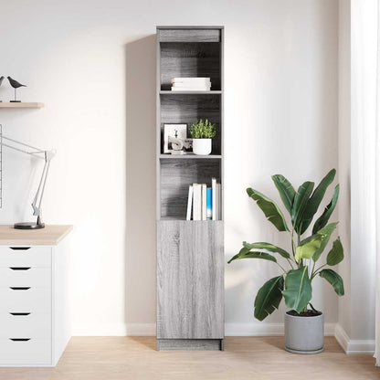 vidaXL Highboard Grey Sonoma 37.5x35x180 cm Engineered Wood 3