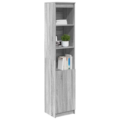 vidaXL Highboard Grey Sonoma 37.5x35x180 cm Engineered Wood 4