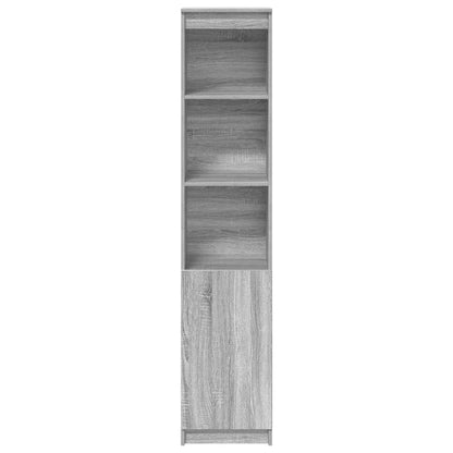 vidaXL Highboard Grey Sonoma 37.5x35x180 cm Engineered Wood 5