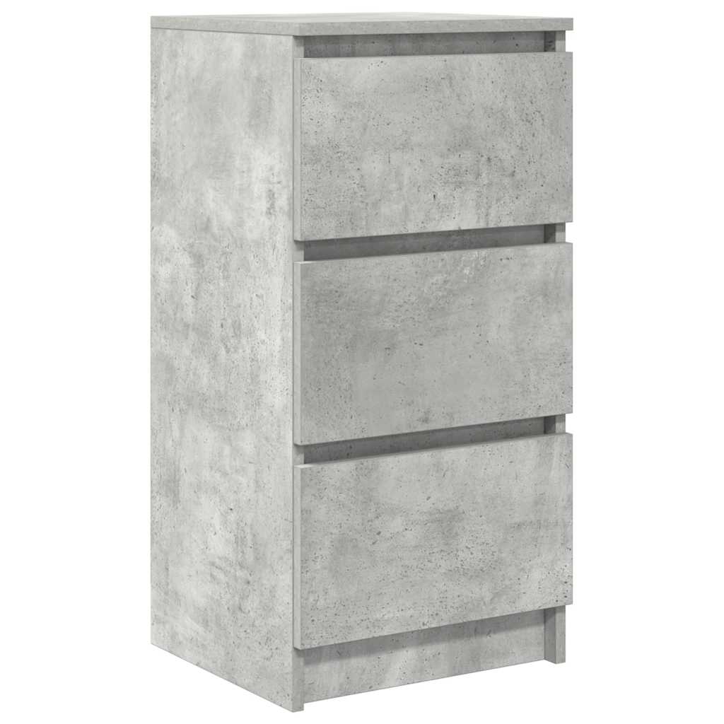 vidaXL Sideboard Concrete Grey 37.5x35x76 cm Engineered Wood 2