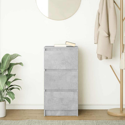 vidaXL Sideboard Concrete Grey 37.5x35x76 cm Engineered Wood 3