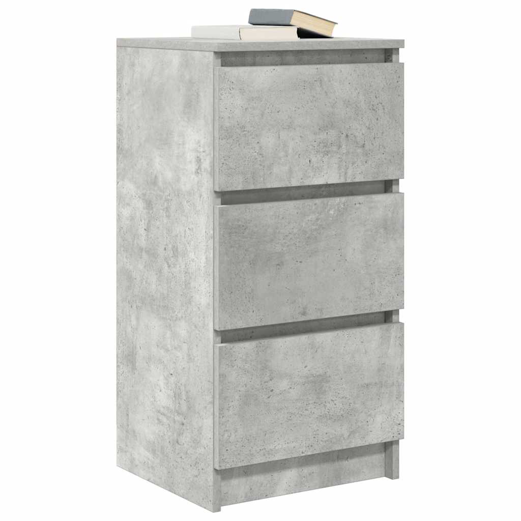 vidaXL Sideboard Concrete Grey 37.5x35x76 cm Engineered Wood 4