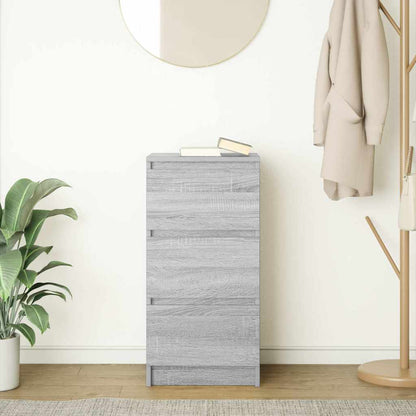 vidaXL Sideboard Grey Sonoma 37.5x35x76 cm Engineered Wood 3