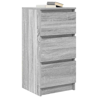 vidaXL Sideboard Grey Sonoma 37.5x35x76 cm Engineered Wood 4