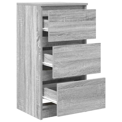 vidaXL Sideboard Grey Sonoma 37.5x35x76 cm Engineered Wood 5