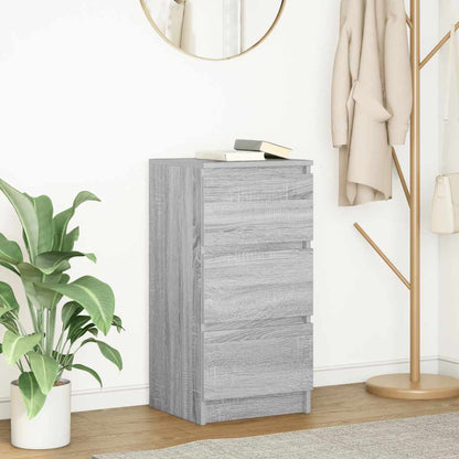 vidaXL Sideboard Grey Sonoma 37.5x35x76 cm Engineered Wood 1