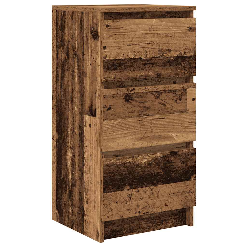 vidaXL Sideboard Old Wood 37.5x35x76 cm Engineered Wood 2