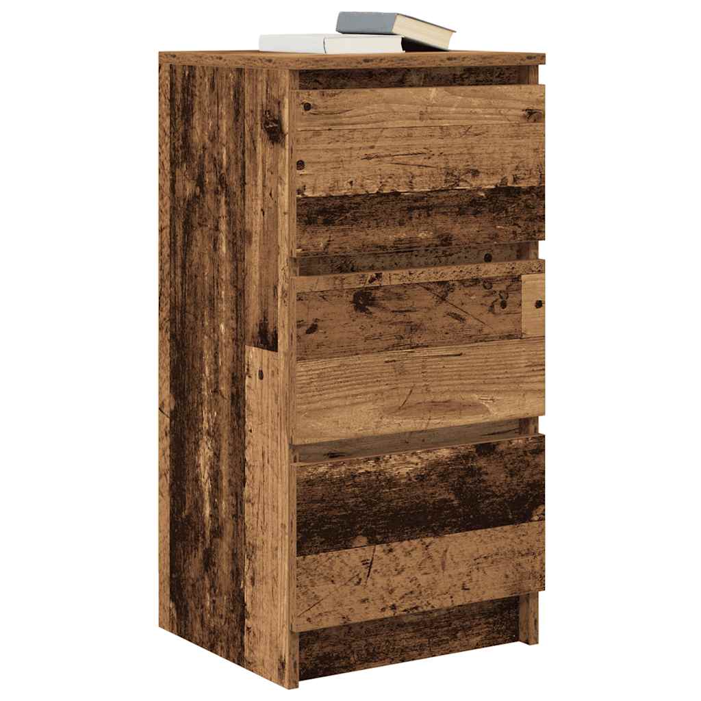 vidaXL Sideboard Old Wood 37.5x35x76 cm Engineered Wood 4