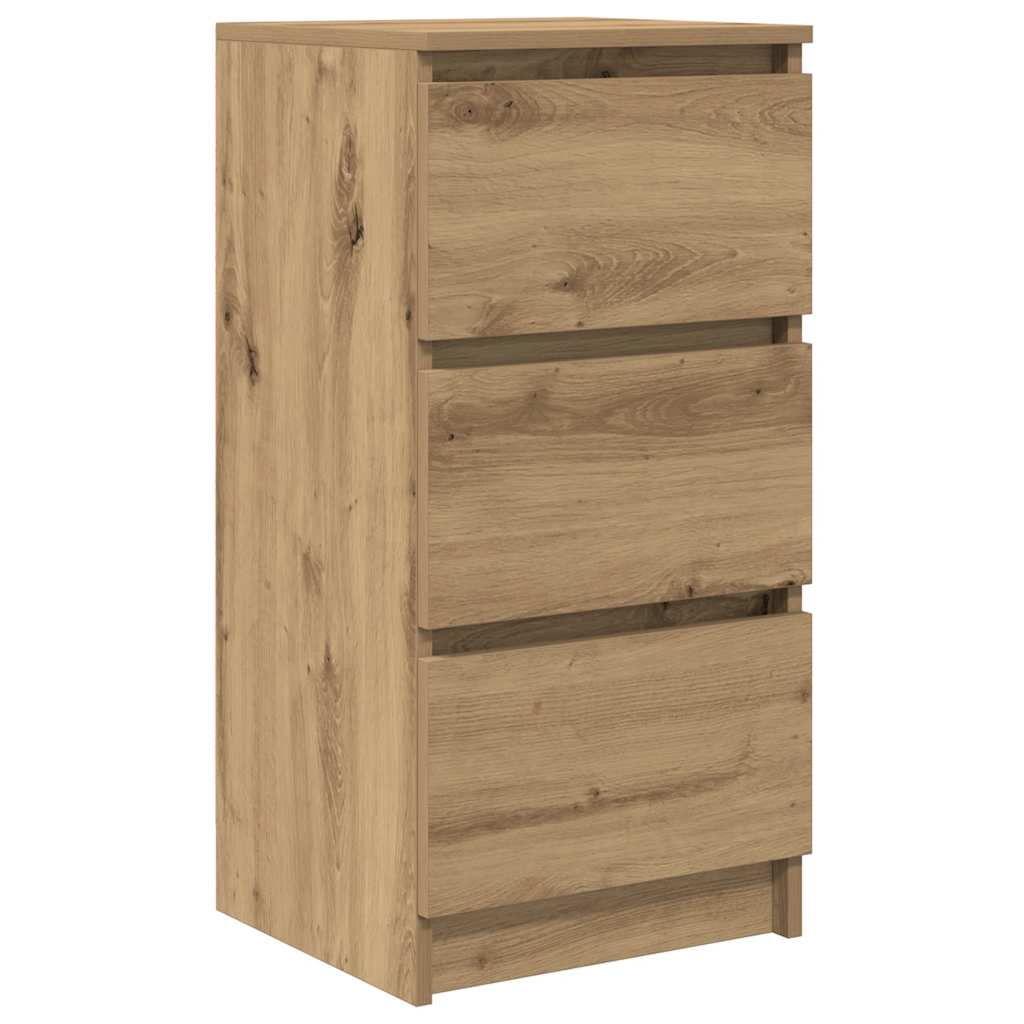 vidaXL Sideboard Artisan Oak 37.5x35x76 cm Engineered Wood 2