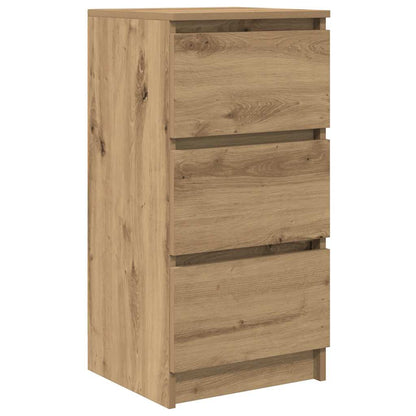 vidaXL Sideboard Artisan Oak 37.5x35x76 cm Engineered Wood 2