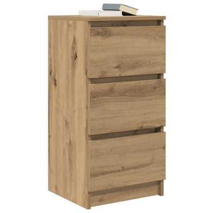 vidaXL Sideboard Artisan Oak 37.5x35x76 cm Engineered Wood 4