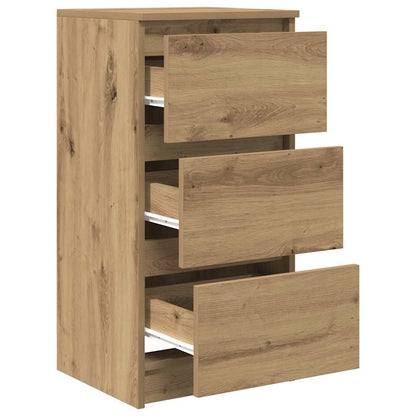 vidaXL Sideboard Artisan Oak 37.5x35x76 cm Engineered Wood 5