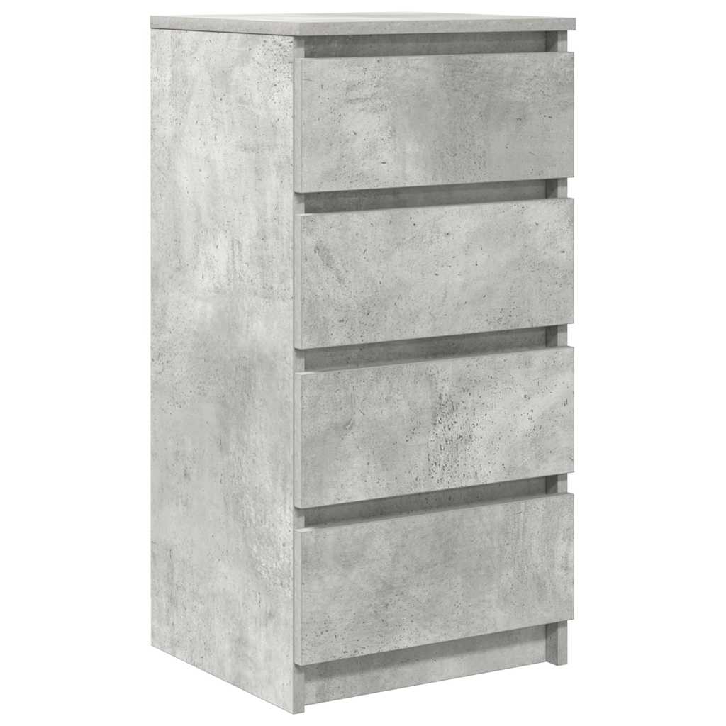 vidaXL Sideboard Concrete Grey 37.5x35x76 cm Engineered Wood 2
