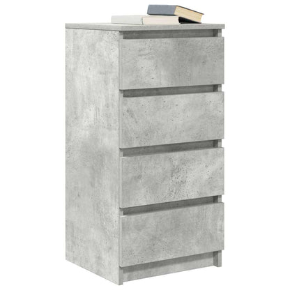 vidaXL Sideboard Concrete Grey 37.5x35x76 cm Engineered Wood 4