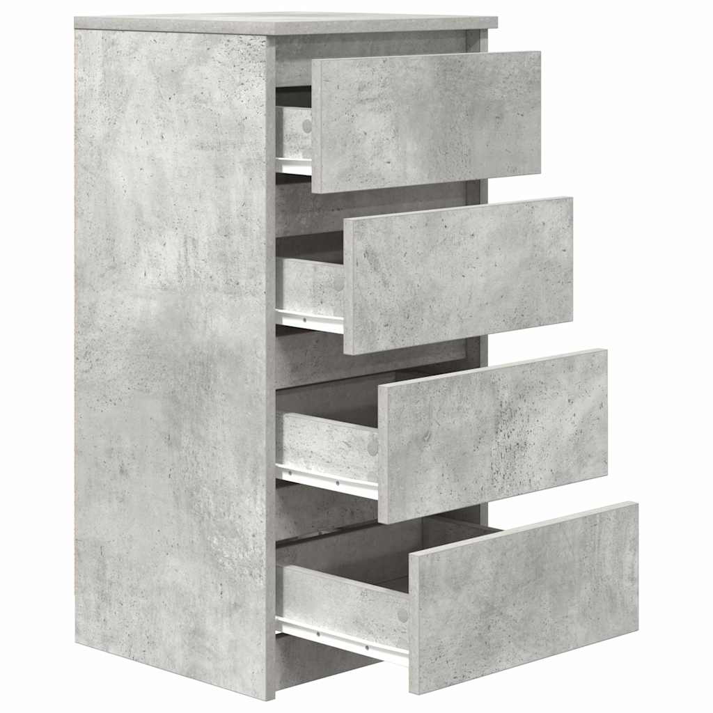 vidaXL Sideboard Concrete Grey 37.5x35x76 cm Engineered Wood 5
