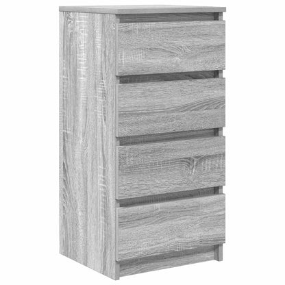 vidaXL Sideboard Grey Sonoma 37.5x35x76 cm Engineered Wood 2