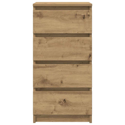 vidaXL Sideboard Artisan Oak 37.5x35x76 cm Engineered Wood 6