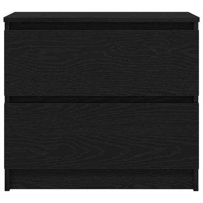 vidaXL TV Cabinet Black 60x35x54 cm Engineered Wood 6