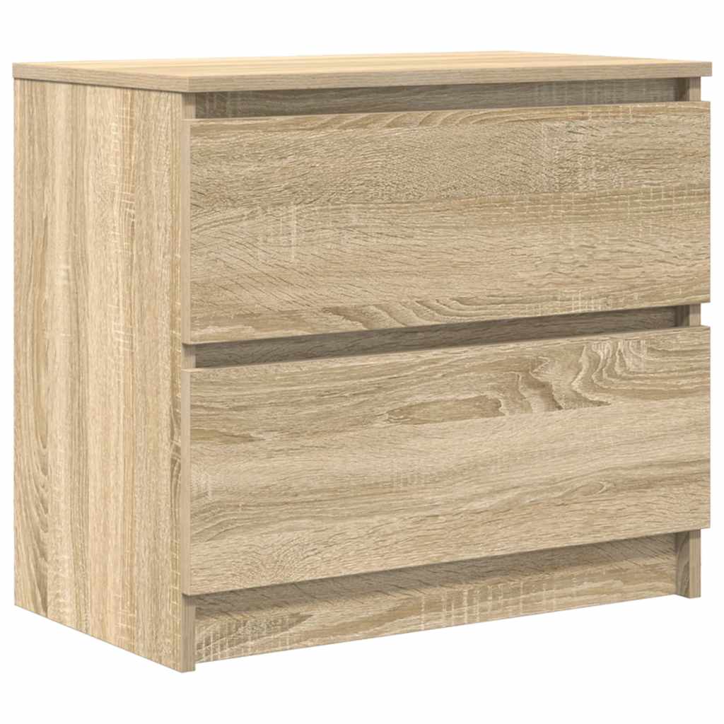 vidaXL TV Cabinet Sonoma Oak 60x35x54 cm Engineered Wood 2