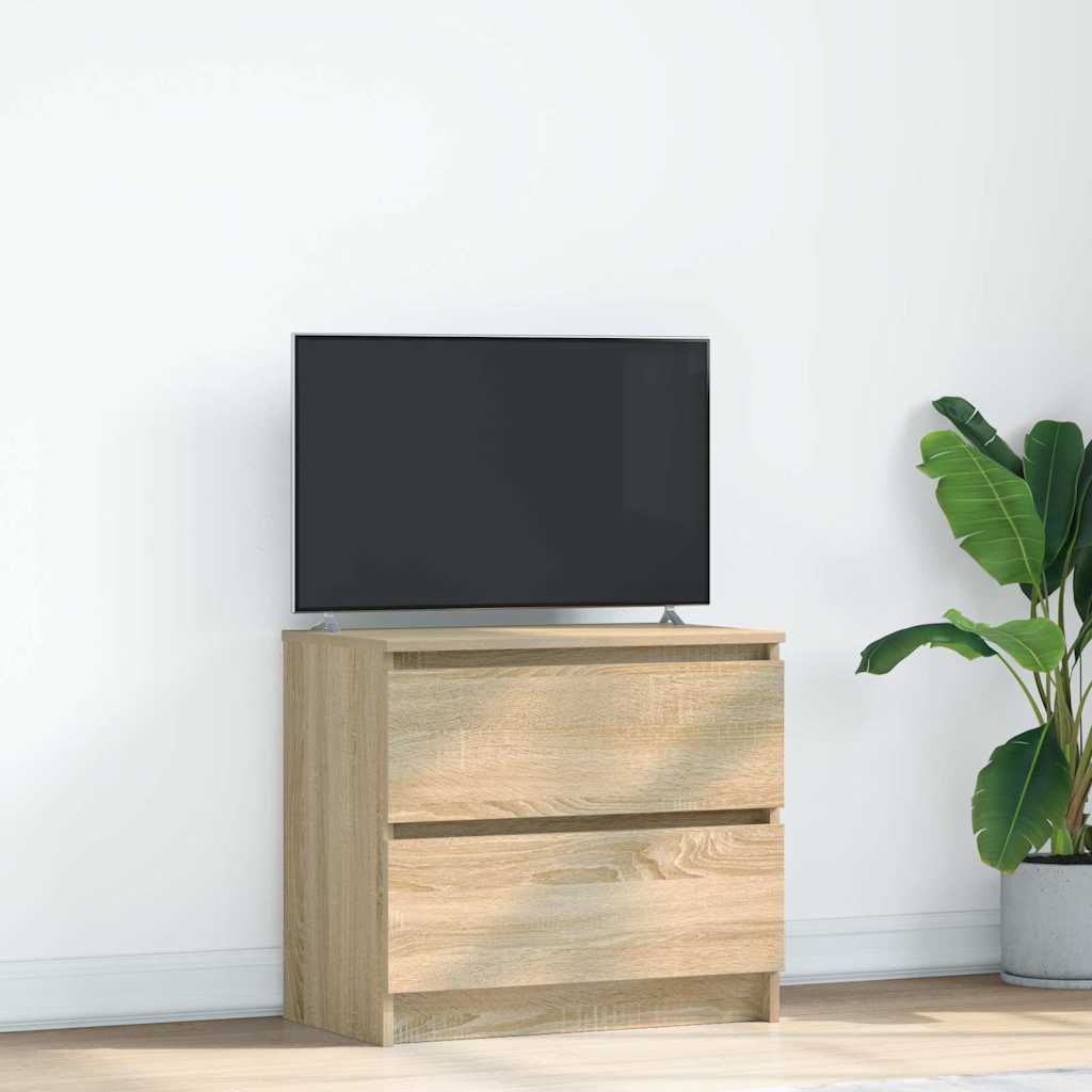vidaXL TV Cabinet Sonoma Oak 60x35x54 cm Engineered Wood 1