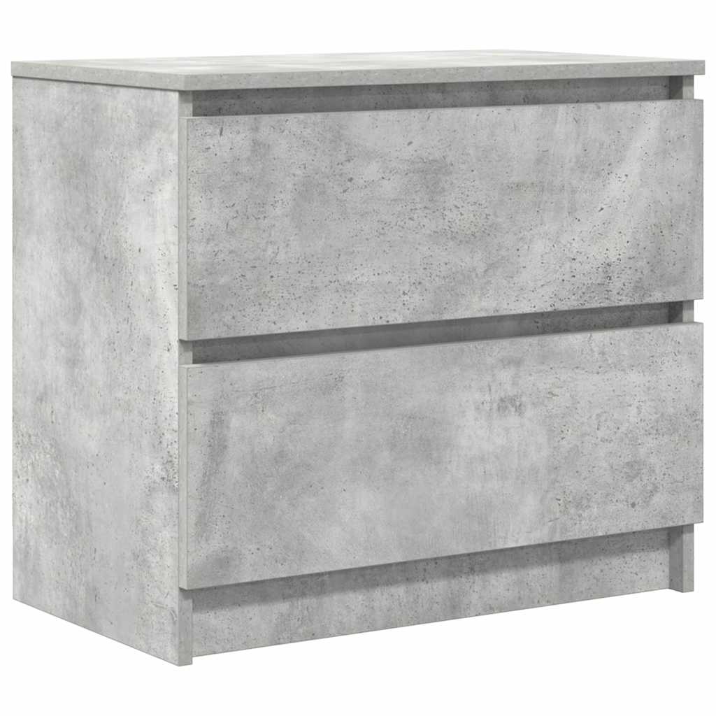 vidaXL TV Cabinet Concrete Grey 60x35x54 cm Engineered Wood 2
