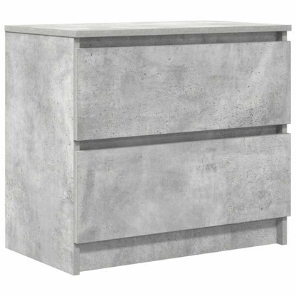 vidaXL TV Cabinet Concrete Grey 60x35x54 cm Engineered Wood 2