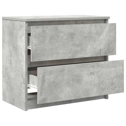 vidaXL TV Cabinet Concrete Grey 60x35x54 cm Engineered Wood 5