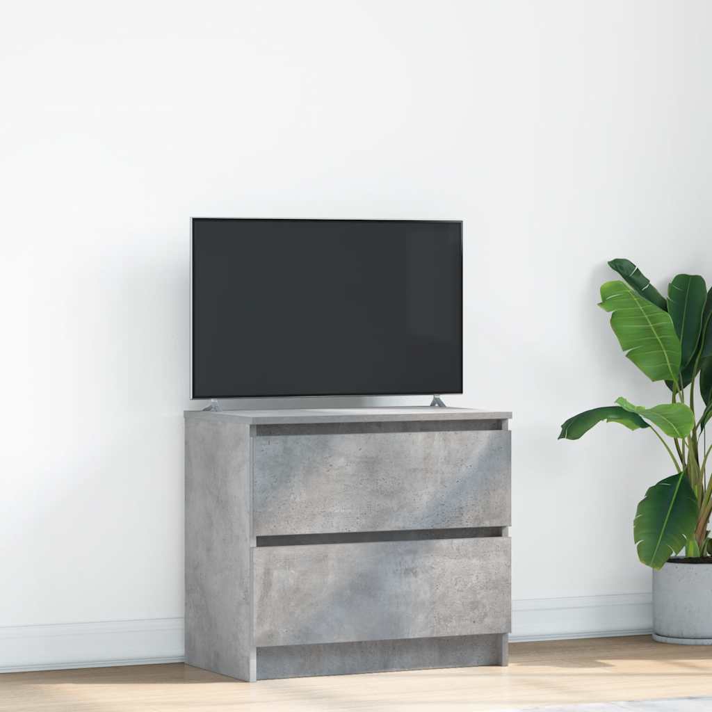 vidaXL TV Cabinet Concrete Grey 60x35x54 cm Engineered Wood 1