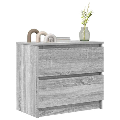 vidaXL TV Cabinet Grey Sonoma 60x35x54 cm Engineered Wood 4