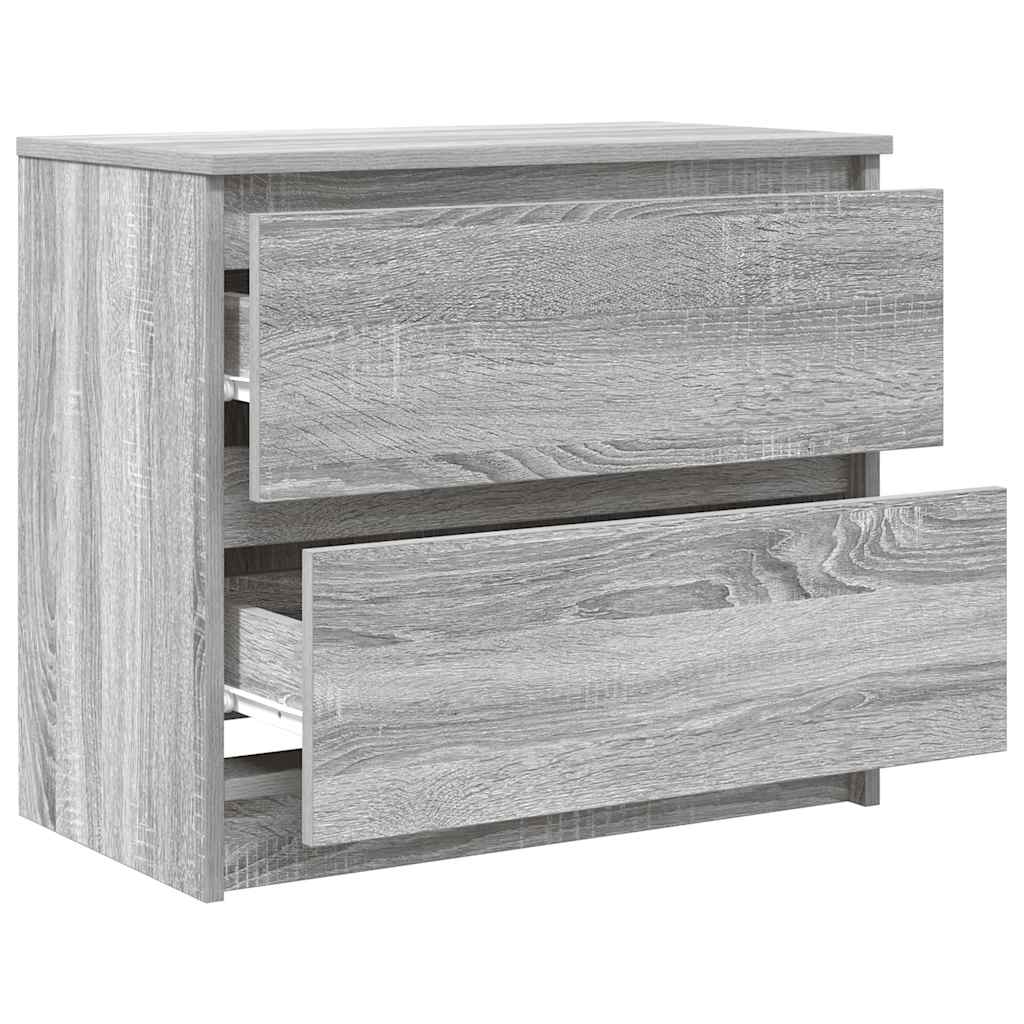 vidaXL TV Cabinet Grey Sonoma 60x35x54 cm Engineered Wood 5