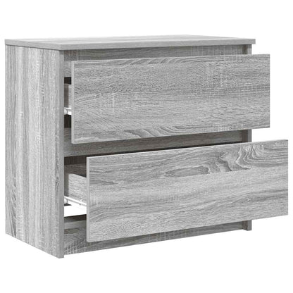vidaXL TV Cabinet Grey Sonoma 60x35x54 cm Engineered Wood 5