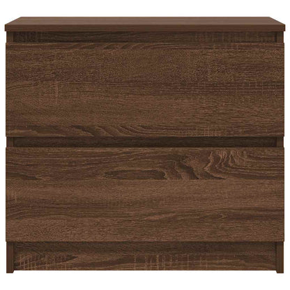 vidaXL TV Cabinet Brown Oak 60x35x54 cm Engineered Wood 6