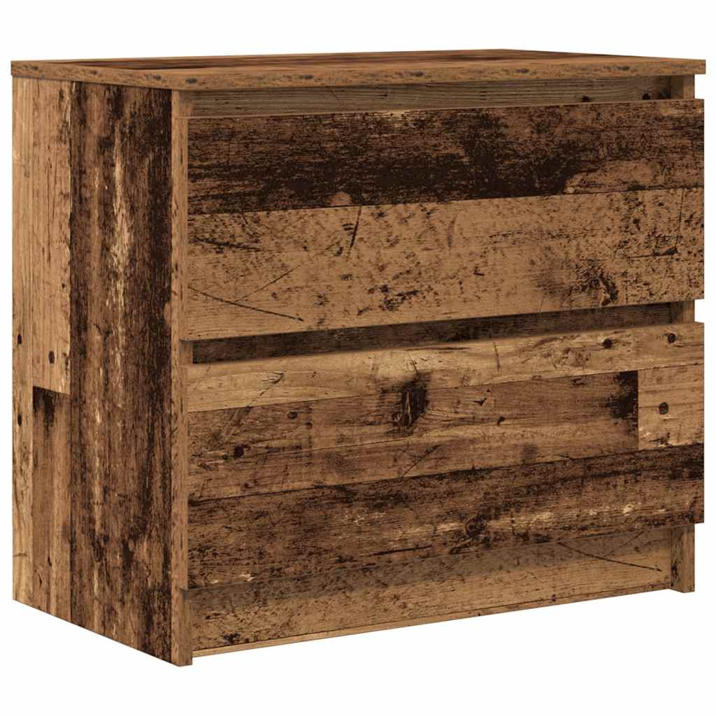 vidaXL TV Cabinet Old Wood 60x35x54 cm Engineered Wood 2