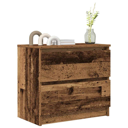 vidaXL TV Cabinet Old Wood 60x35x54 cm Engineered Wood 4
