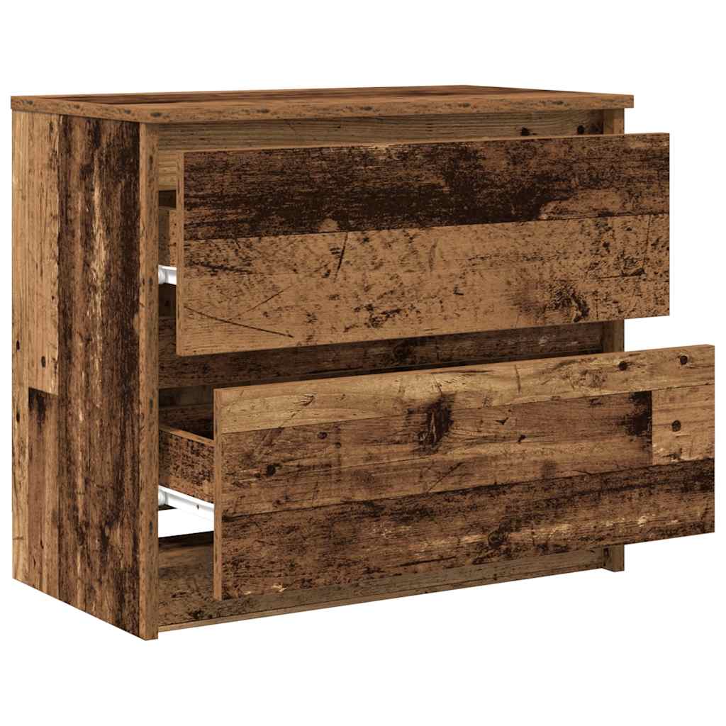 vidaXL TV Cabinet Old Wood 60x35x54 cm Engineered Wood 5