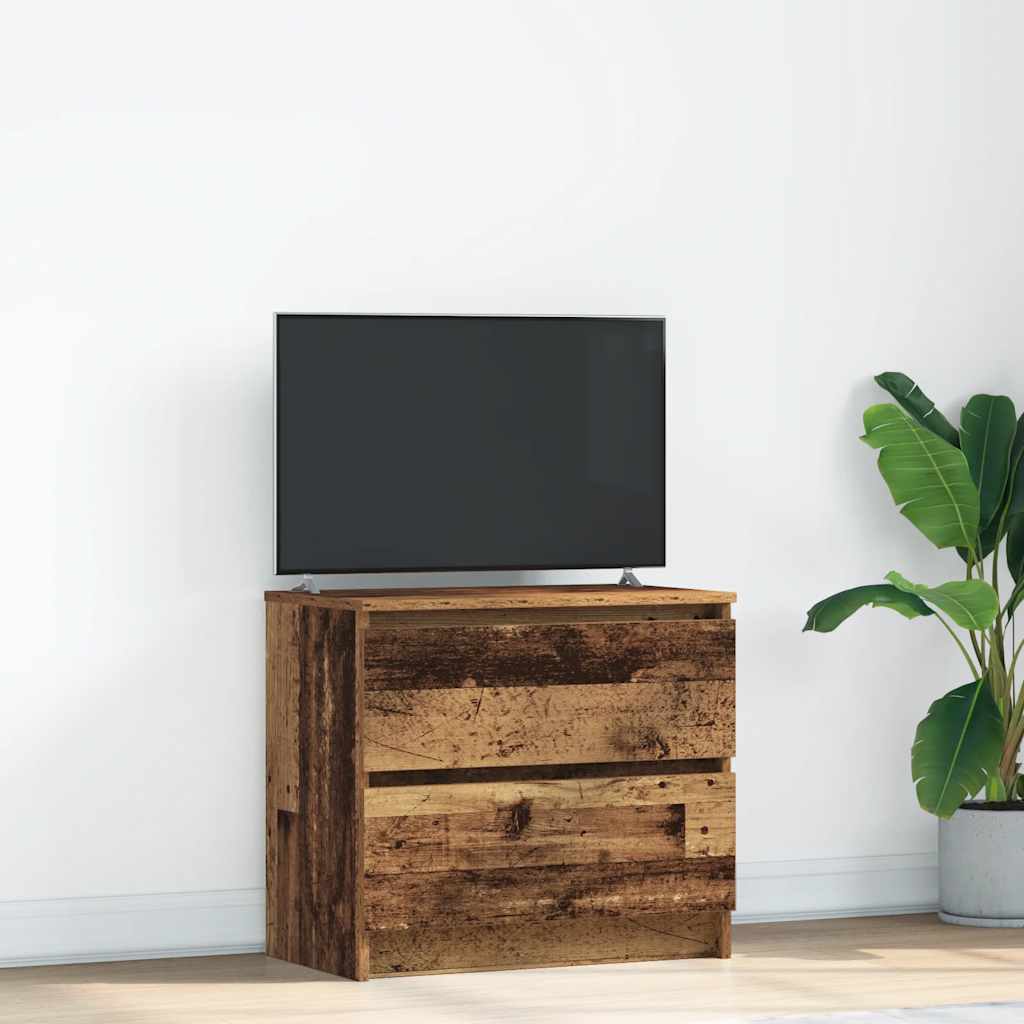 vidaXL TV Cabinet Old Wood 60x35x54 cm Engineered Wood 1