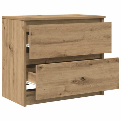vidaXL TV Cabinet Artisan Oak 60x35x54 cm Engineered Wood 5